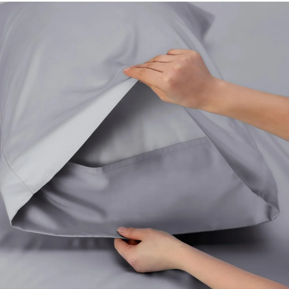 Bedsure Cooling Sheets King Size, Cooling Bed Sheets Hot Sleepers, Bamboo Grey